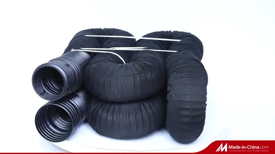 Factory Supply Landscaping Drain Pipe Black Bendable Flexible Pipe